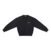 Sweatshirt met ronde hals, normale pasvorm “Black” 697869TMVF51070
