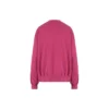 Sweatshirt met rondhals en scriptlogo “Dark Fuchsia” 697869TMVB50507