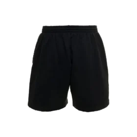 Sweatshorts met logo “Washed Black” 676137TMVA39034