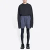 Sweatshorts Political Campaign “Donkergrijs” 676137TKVI91366