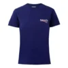 T-shirt met alfabetlogo en korte mouwen, blauw 612964TIV521195