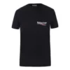 T-shirt met alfabetlogo en korte mouwen, zwart 612964TIV521070