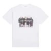 T-shirt met bandportret en logo, retro, korte mouwen “White” 612965TIV479000