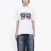 T-shirt met bandportret en logo, retro, korte mouwen “White” 612965TIV479000
