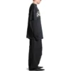 T-shirt met dubbele voorkant “Washed Black” 791615TQVQ61021