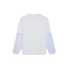 T-shirt met gelaagd Slime-logo “Grijs” 671401TLVF11203