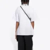 T-shirt met graffitilogo, korte mouwen, wit 641590TJV969040