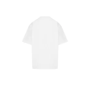 T-shirt met korte mouwen en Crown-logo in alfabetprint, wit 594599TGV489000