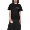 T-shirt met korte mouwen en logo van de Political Campaign “Zwart” 612964TKVJ11070
