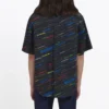T-shirt met korte mouwen en logoprint “Black” 556869TDL542771
