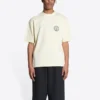 T-shirt met korte mouwen en Scissor Crest-logo “Cream” 612966TMVA29069