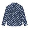 T-shirt met korte mouwen en Scribble-logo, ruime pasvorm “Midnight Blue” 662983TLLJ48502