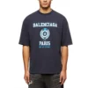 T-shirt met korte mouwen en Varsity-logo “Navy” 612966TMV954140