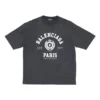 T-shirt met korte mouwen en Varsity-logo “Washed Black” 612966TMV981000