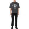 T-shirt met korte mouwen en Varsity-logo “Washed Black” 612966TMV981000