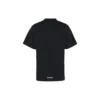 T-shirt met lange achterkant en boxy pasvorm “Zwart” 681045TLVH91070