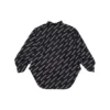 T-shirt met lange mouwen en ‘Typo’-logo-print “Zwart” 671663TLLJ11070
