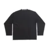 T-shirt met lange mouwen, oversized “Black Faded” 739783TOVF49034