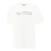 T-shirt met ‘Lens Alphabet’-opdruk, korte mouwen, wit 612965TIV829000