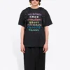 T-shirt met logo en korte mouwen “Zwart” 612965TJVI32771