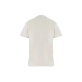 T-shirt met logo en ronde hals Grijs/Wit 612964TJVD99054
