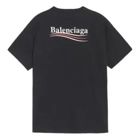 T-shirt met logo, losse pasvorm, korte mouwen, unisex, zwart 556150TAV441000