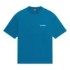 T-shirt met logo, medium pasvorm “Blue” 612966TLVB99567
