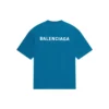 T-shirt met logo, medium pasvorm “Blue” 612966TLVB99567