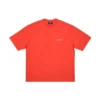 T-shirt met logo, medium pasvorm “Bright Red” 612966TMVF43168