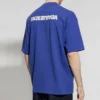 T-shirt met logo, medium pasvorm “Indigo” 612966TLVB34388