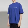 T-shirt met logo, medium pasvorm “Indigo” 612966TLVB34388