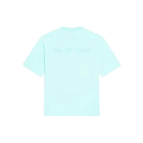 T-shirt met logo, medium pasvorm “Mint Tint” 612966TLVB93062