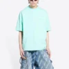 T-shirt met logo, medium pasvorm “Mint Tint” 612966TLVB93062