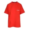T-shirt met logo, normale pasvorm “Bright Red” 612965TMVF43168
