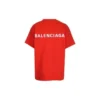 T-shirt met logo, normale pasvorm “Bright Red” 612965TMVF43168