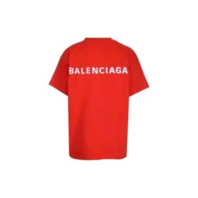 T-shirt met logo, normale pasvorm “Bright Red” 612965TMVF43168