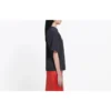 T-shirt met logo-opdruk, korte mouwen, unisex, zwart 583098TFV598465