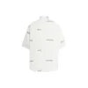 T-shirt met logo over het hele oppervlak en korte mouwen “White Black” 681702TOL659040