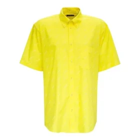 T-shirt met logo over het hele oppervlak “Yellow White” 534332TBL967201