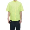 T-shirt met logo over het hele shirt “Neongeel” 534332TILX67110