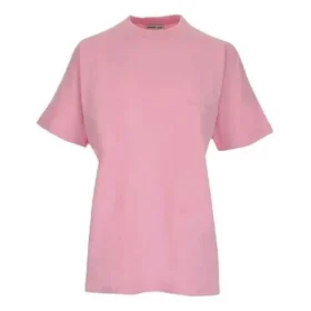 T-shirt met losse pasvorm, korte mouwen en alfabetlogo “Pink” 612965TIVG55700