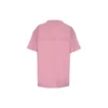 T-shirt met losse pasvorm, korte mouwen en alfabetlogo “Pink” 612965TIVG55700