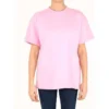 T-shirt met losse pasvorm, korte mouwen en alfabetlogo “Pink” 612965TIVG55700