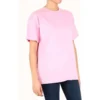 T-shirt met losse pasvorm, korte mouwen en alfabetlogo “Pink” 612965TIVG55700