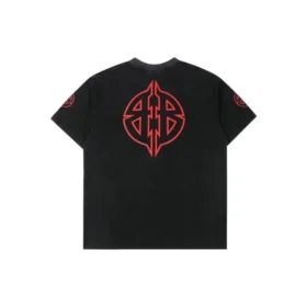 T-shirt met metalen BB-sjabloon “Black Red” 764235TPVI21568