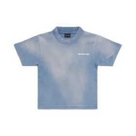 T-shirt met opdruk op de rug “Blue White” 681864TPVK14313