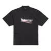 T-shirt met politiek sjabloon “Black White” 764235TQVI51569