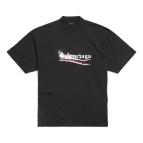 T-shirt met politiek sjabloon “Black White” 764235TQVI51569