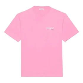 T-shirt met ronde hals en logo van Political Campaign, roze/rood 641655TJVF75713