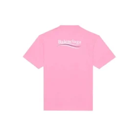 T-shirt met ronde hals en logo van Political Campaign, roze/rood 641655TJVF75713